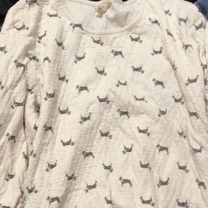 Oversized dog sweater